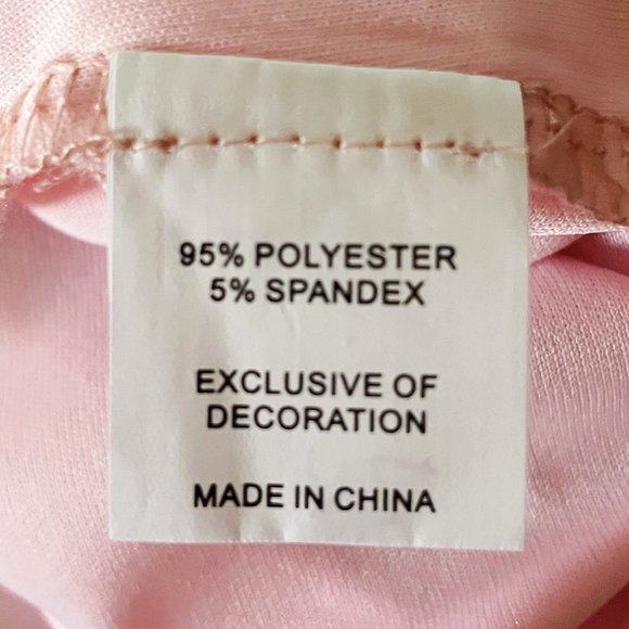 NWOT - Beautiful Pink Split Neck Half Sleeve Lace Panel Blouse - Picture 9 of 9